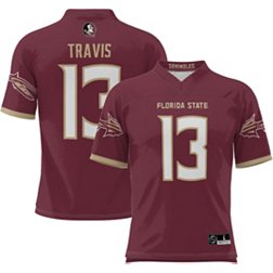 Prosphere Men's Florida State Seminoles #13 Garnet Jordan Travis Full Sublimated Football Jersey