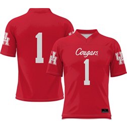 ProSphere Men's Houston Cougars #1 Red Full Sublimated Football Jersey