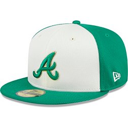 Men's Mitchell & Ness White Atlanta Braves Cooperstown Collection Pro Crown  Snapback Hat