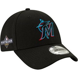 New Era Men's 2023 Postseason Participant Miami Marlins Side Patch 9Forty Adjustable Hat