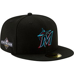 New Era Men's 2023 Postseason Participant Miami Marlins Game Side Patch 59Fifty Fitted Hat