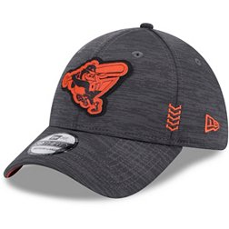 New Era Adult Baltimore Orioles Grey 39Thirty Stretch Fit Hat