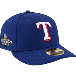 New Era Adult 2023 World Series Champions Texas Rangers Side Patch Low Profile 59Fifty Fitted Hat