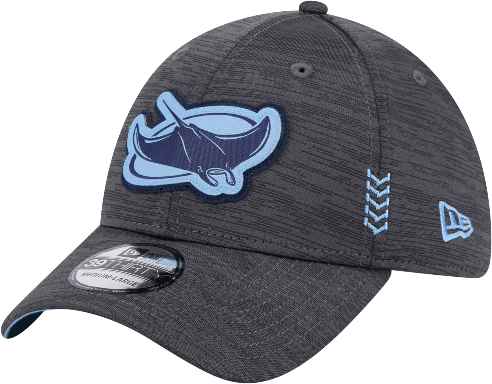 New Era Adult Tampa Bay Rays Clubhouse Navy 39Thirty Stretch Fit Hat