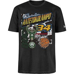 New Era Men's Milwaukee Bucks Giannis Antetokounmpo #34 T-Shirt
