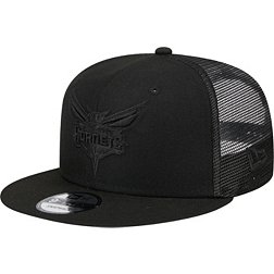 New Era Charlotte Hornets Black 9Fifty Trucker Hat