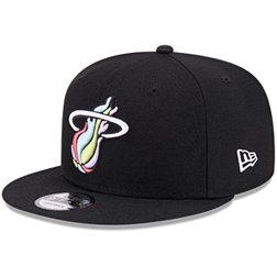 New Era Miami Heat Black 9Fifty Snapback Hat