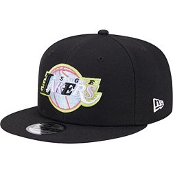 New Era Los Angeles Lakers Black 9Fifty Snapback Hat