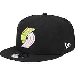 New Era Portland Trail Blazers Black 9Fifty Snapback Hat