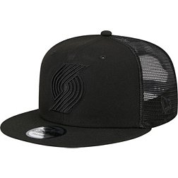 New Era Portland Trail Blazers Black 9Fifty Trucker Hat