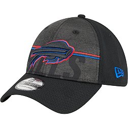 New Era Men's Buffalo Bills Training Camp Black 39Thirty Stretch Fit Hat