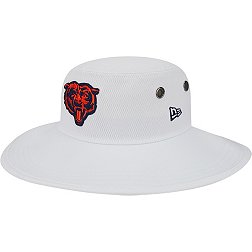 New Era Men's Chicago Bears Training Camp White Panama Bucket Hat