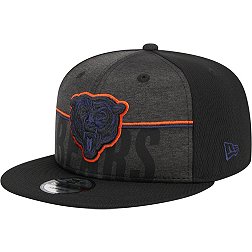 New Era Men's Chicago Bears Training Camp Black 9Fifty Adjustable Hat