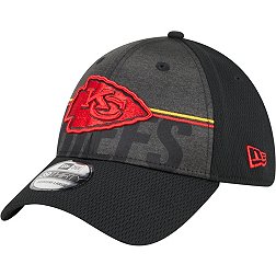 New Era Men's Kansas City Chiefs Training Camp Black 39Thirty Stretch Fit Hat