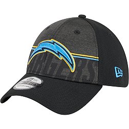 New Era Men's Los Angeles Chargers Training Camp Black 39Thirty Stretch Fit Hat