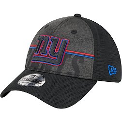 New Era Men's New York Giants Training Camp Black 39Thirty Stretch Fit Hat