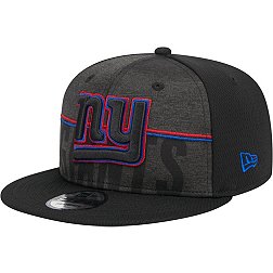 New Era Men's New York Giants Training Camp Black 9Fifty Adjustable Hat