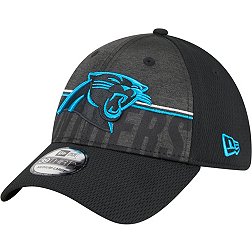 New Era Men's Carolina Panthers Training Camp Black 39Thirty Stretch Fit Hat