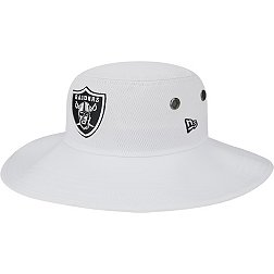 New Era Men's Las Vegas Raiders Training Camp White Panama Bucket Hat