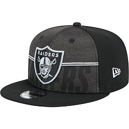 New Era Men's Las Vegas Raiders Training Camp Black 9Fifty Adjustable Hat