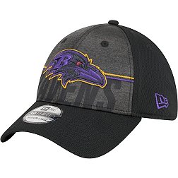 New Era Men's Baltimore Ravens Training Camp Black 39Thirty Stretch Fit Hat