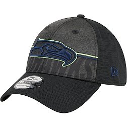 New Era Men's Seattle Seahawks Training Camp Black 39Thirty Stretch Fit Hat