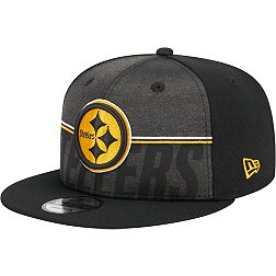 New Era Men's Pittsburgh Steelers Training Camp Black 9Fifty Adjustable Hat