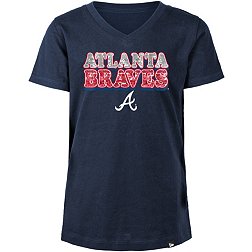 New Era Girl's Atlanta Braves Navy T-Shirt