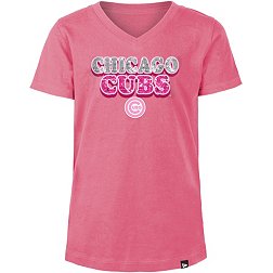 Girls Youth New Era Royal Chicago Cubs Flip Sequin T-Shirt