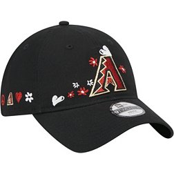 New Era Girls' Arizona Diamondbacks Black 9Twenty Adjustable Hat