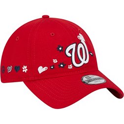 New Era Girls' Washington Nationals Red 9Twenty Adjustable Hat