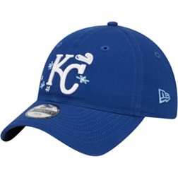 New Era Girls' Kansas City Royals Black 9Twenty Flower Adjustable Hat