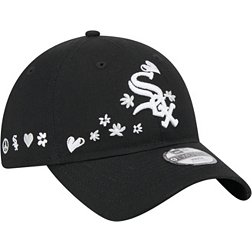 New Era Girls' Chicago White Sox Black 9Twenty Adjustable Hat