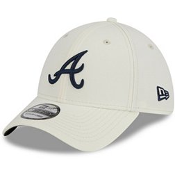 New Era Men's Atlanta Braves White 39THIRTY Classic Stretch Fit Hat