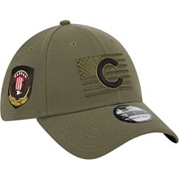 New Era Men's Armed Forces Day 2023 Chicago Cubs Olive 39Thirty Stretch Fit Hat