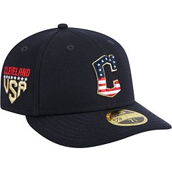 New Era Men's Fourth of July '23 Cleveland Guardians Navy Low Profile 9Fifty Fitted Hat