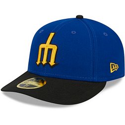 New Era Men's Seattle Mariners Navy Stacked 9Forty Adjustable Hat