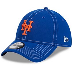 New Era Men's New York Mets Blue 39THIRTY Classic Stretch Fit Hat