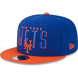 New Era Men's New York Mets Blue 9Fifty Headline Adjustable Hat