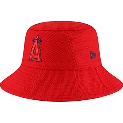 New Era Men's Los Angeles Angels Red 2023 Batting Practice Bucket Hat