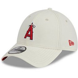 New Era Men's Los Angeles Angels White 39THIRTY Classic Stretch Fit Hat