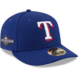 New Era Men's 2023 Postseason Participant Texas Rangers Game Side Patch Low Profile 59Fifty Fitted Hat