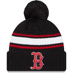 New Era Men's Boston Red Sox Navy Knit Fold Hat