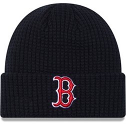 New Era Men's Boston Red Sox Navy Knit Prime Hat