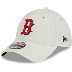 New Era Men's Boston Red Sox White 39THIRTY Classic Stretch Fit Hat