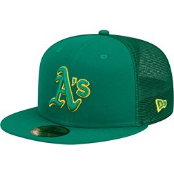 New Era Men's Oakland Athletics 2023 Batting Practice Green 59Fifty Fitted Hat