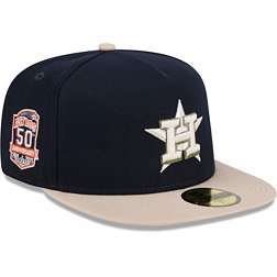 New Era Men's Houston Astros Navy Armed Forces Canvas 59Fifty Fitted Hat