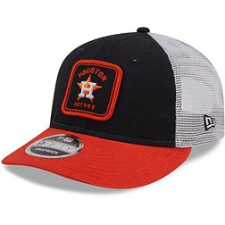 New Era Men's Houston Astros Navy Low Profile 9Fifty Squared Fitted Hat