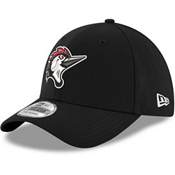 New Era Men's Fayetteville Woodpeckers Black 39Thirty Stretch Fit Hat