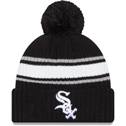 New Era Men's Chicago White Sox Black Knit Fold Hat
